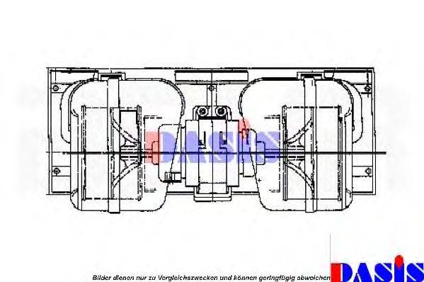 Вентилятор салона AKS DASIS 742450N