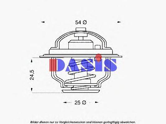 Термостат, охлаждающая жидкость AKS DASIS 400386