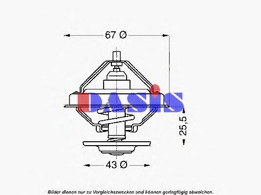 Термостат, охлаждающая жидкость AKS DASIS 410579D
