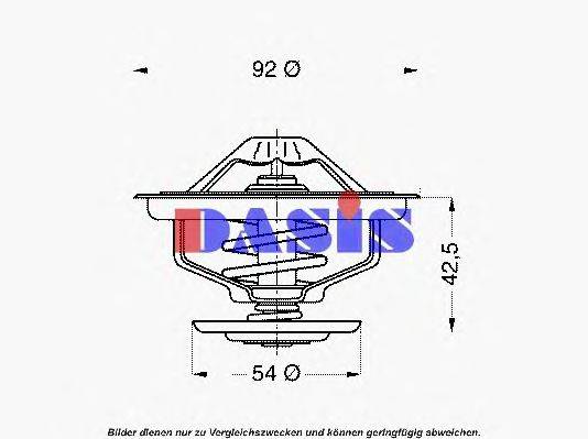 Термостат, охлаждающая жидкость AKS DASIS 452080D