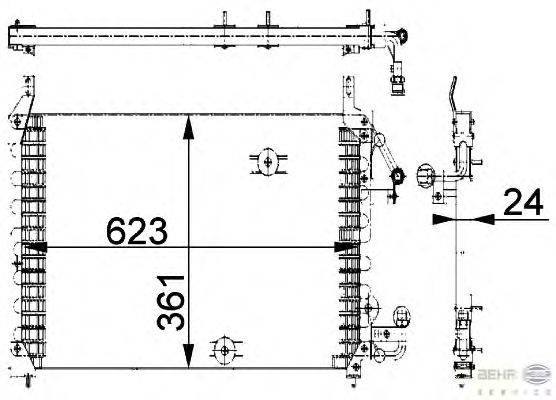 Конденсатор, кондиционер HELLA 8FC 351 318-031