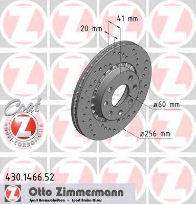 Тормозной диск ZIMMERMANN 430146652