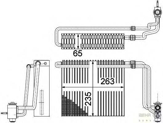 Испаритель, кондиционер HELLA 8FV 351 331-171