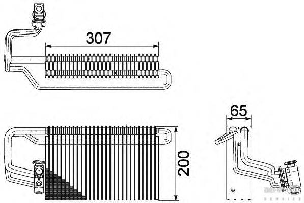 Испаритель, кондиционер HELLA 8FV 351 336-131