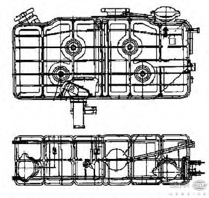 Компенсационный бак, охлаждающая жидкость BEHR 1202154