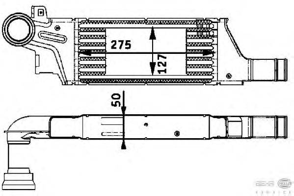 Интеркулер HELLA 8ML376723281