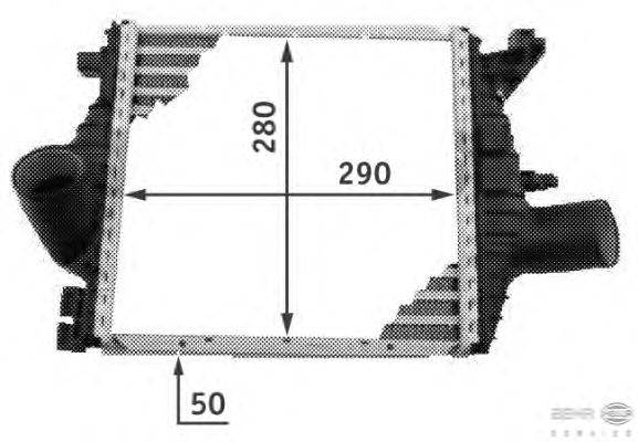 Интеркулер HELLA 8ML 376 724-121