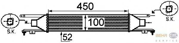 Интеркулер HELLA 8ML 376 755-731