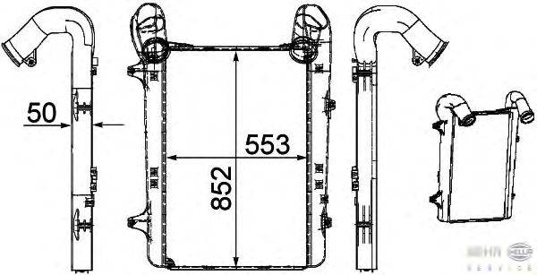 Интеркулер HELLA 8ML 376 756-101