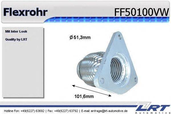 Гофрированная труба, выхлопная система LRT FF50100VW