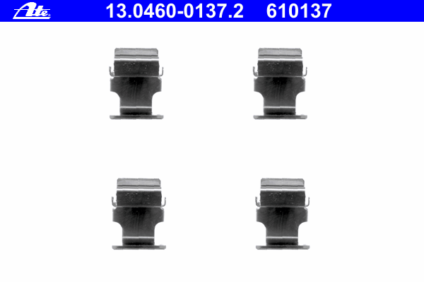 Комплектующие, колодки дискового тормоза ATE 13.0460-0137.2