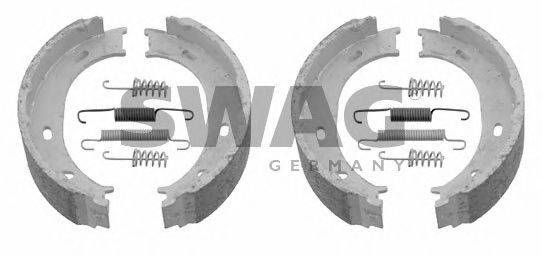 Комплект тормозных колодок, стояночная тормозная система SWAG 10 92 3193