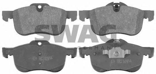 Комплект тормозных колодок, дисковый тормоз SWAG 23114