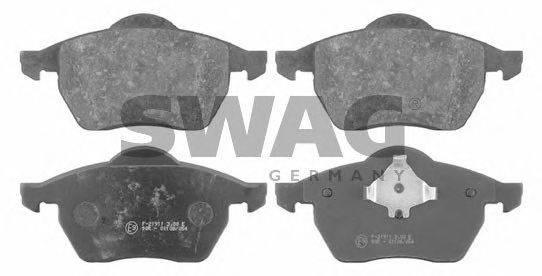 Комплект тормозных колодок, дисковый тормоз SWAG 0252191119