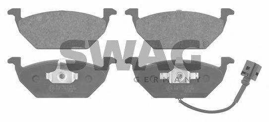 Комплект тормозных колодок, дисковый тормоз SWAG 30916617