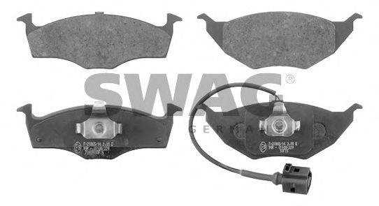 Комплект тормозных колодок, дисковый тормоз SWAG 30916620