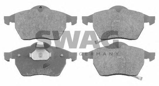 Комплект тормозных колодок, дисковый тормоз SWAG 23116