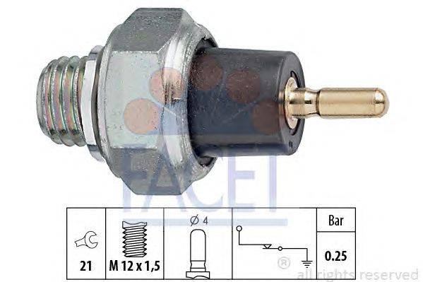 Датчик давления масла FACET 70033