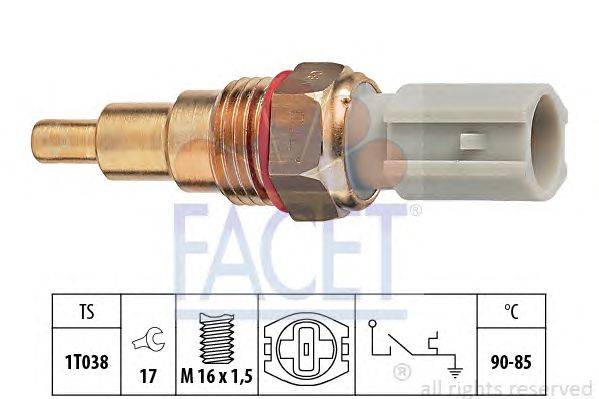 Термовыключатель, вентилятор радиатора FACET 7.5205