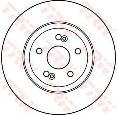 Тормозной диск TRW DF2584