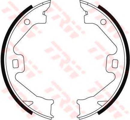 Комплект тормозных колодок, стояночная тормозная система TRW GS8469