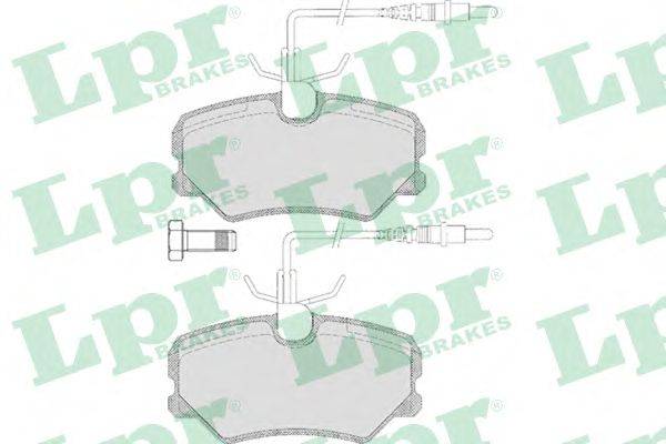 Комплект тормозных колодок, дисковый тормоз LPR 23169
