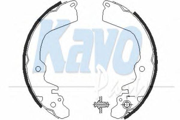 Комплект тормозных колодок KAVO PARTS BS-6407