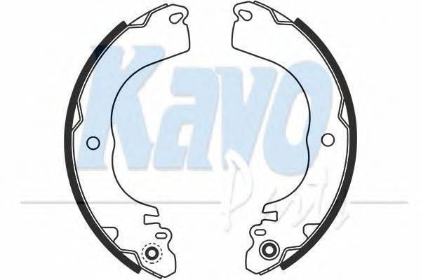 Комплект тормозных колодок KAVO PARTS BS7429