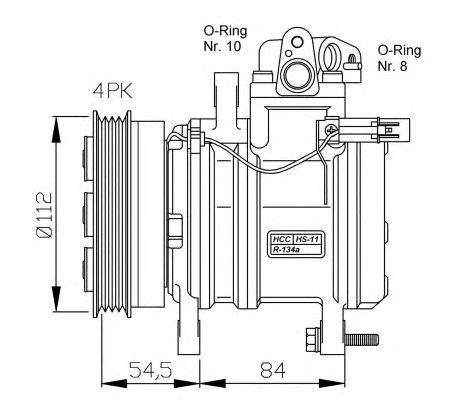 Компрессор, кондиционер NRF 32439G