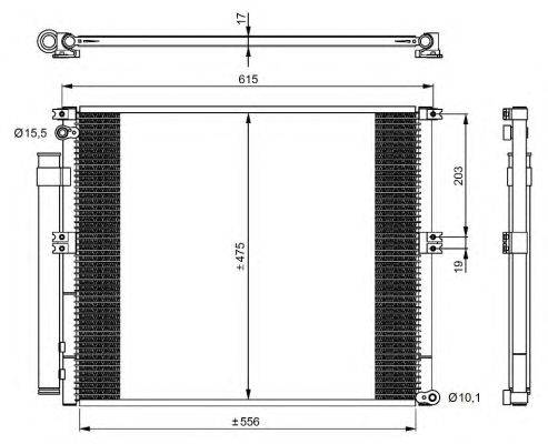 Конденсатор, кондиционер NRF 350050