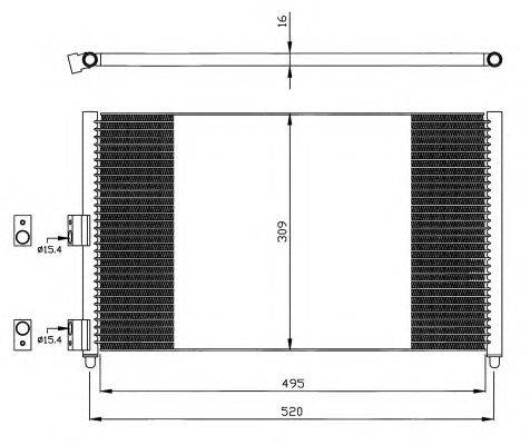 Конденсатор, кондиционер NRF 35502