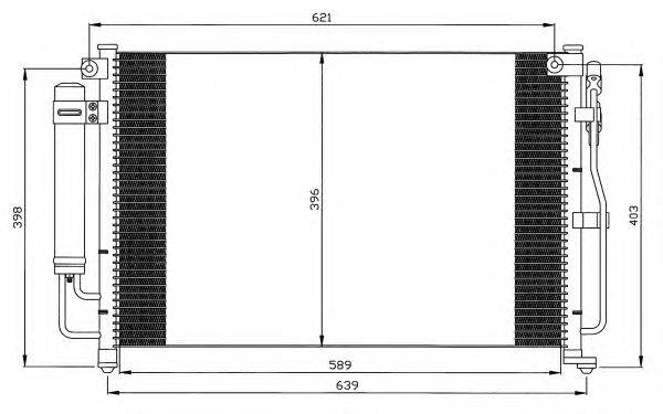 Конденсатор, кондиционер NRF 35504