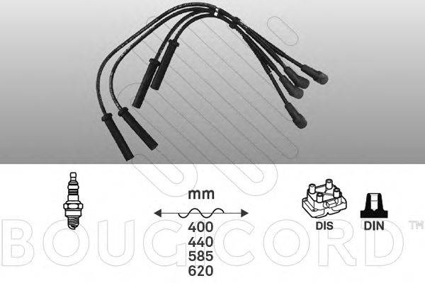 Комплект проводов зажигания BOUGICORD 8001