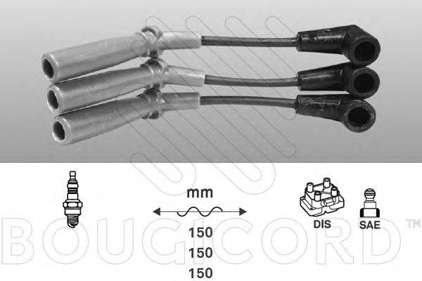 Комплект проводов зажигания BOUGICORD 8117