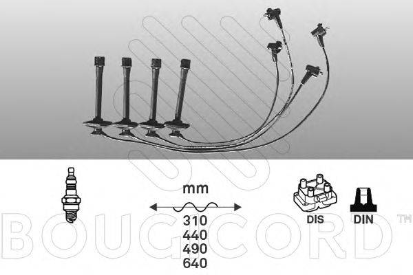 Комплект проводов зажигания BOUGICORD 7191