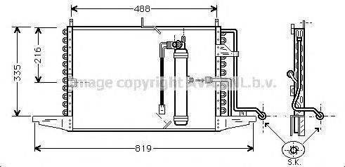 Конденсатор, кондиционер AVA QUALITY COOLING FD5126