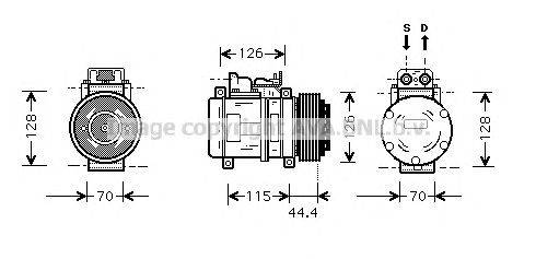 Компрессор, кондиционер AVA QUALITY COOLING MSK116