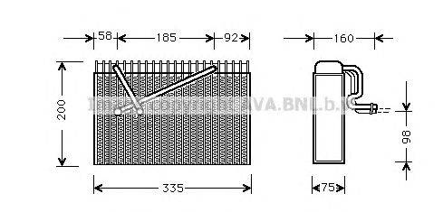 Испаритель, кондиционер AVA QUALITY COOLING OLV299