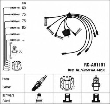 Комплект проводов зажигания NGK 44235