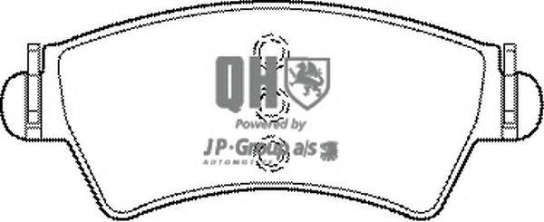 Комплект тормозных колодок, дисковый тормоз JP GROUP BP1406