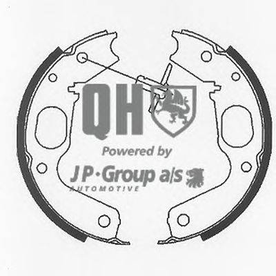Комплект тормозных колодок, стояночная тормозная система JP GROUP BS1096
