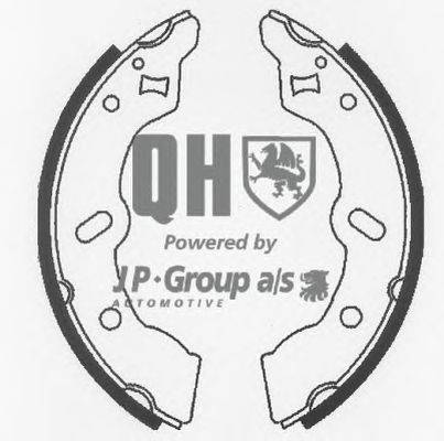Комплект тормозных колодок JP GROUP BS898