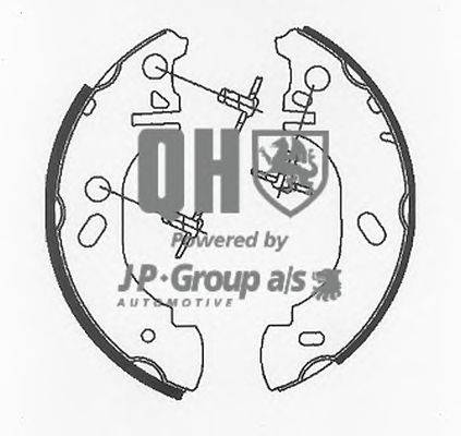 Комплект тормозных колодок JP GROUP BS920