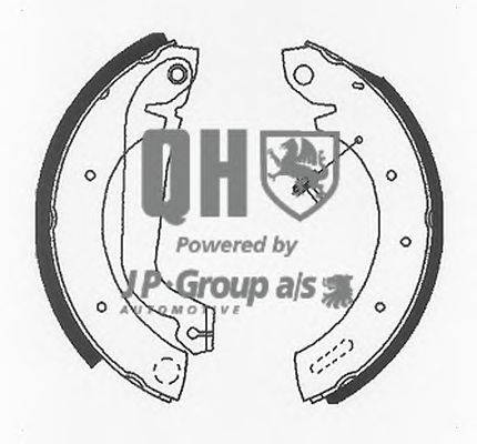 Комплект тормозных колодок JP GROUP BS953