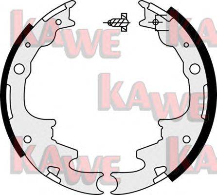 Комплект тормозных колодок KAWE 08290