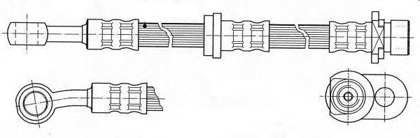 Тормозной шланг KAWE 511954