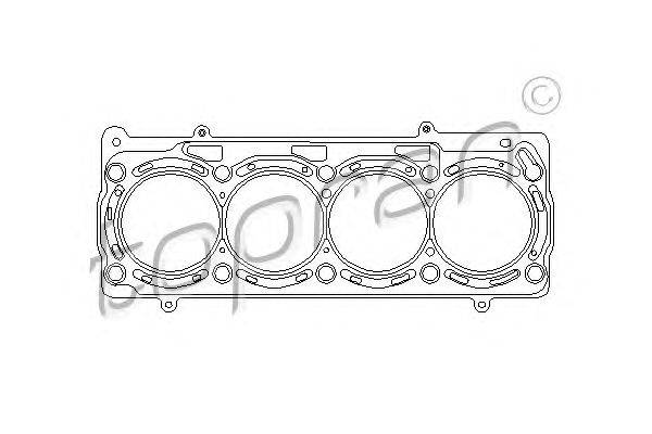 Прокладка, головка цилиндра TOPRAN 111570