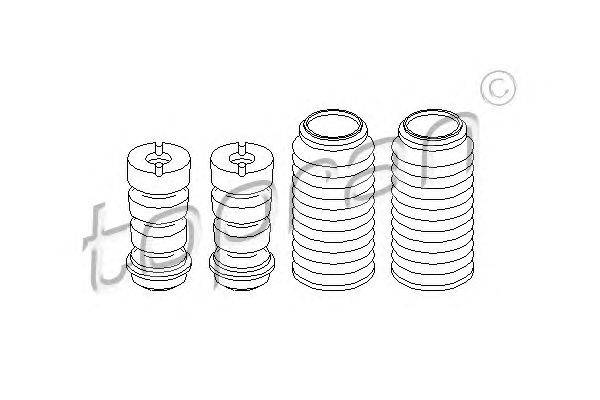 Пылезащитный комилект, амортизатор TOPRAN 914106