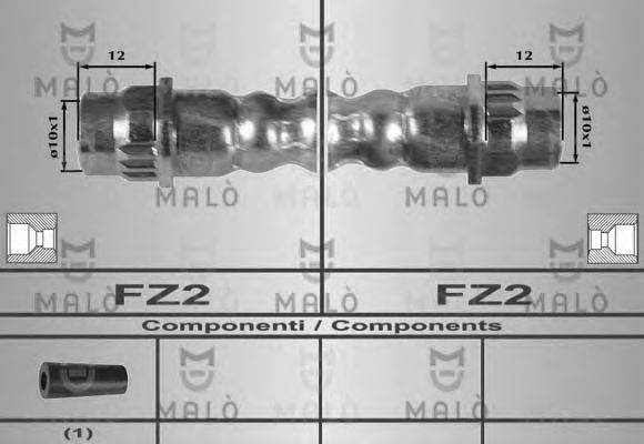 Тормозной шланг MALÒ 80318