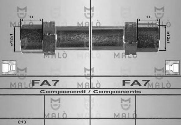Тормозной шланг MALÒ 80370